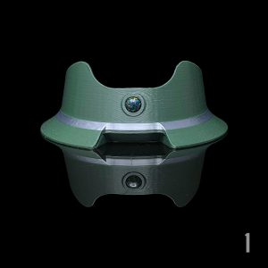 #1 - PINE WITH 6MM BLACK OPAL