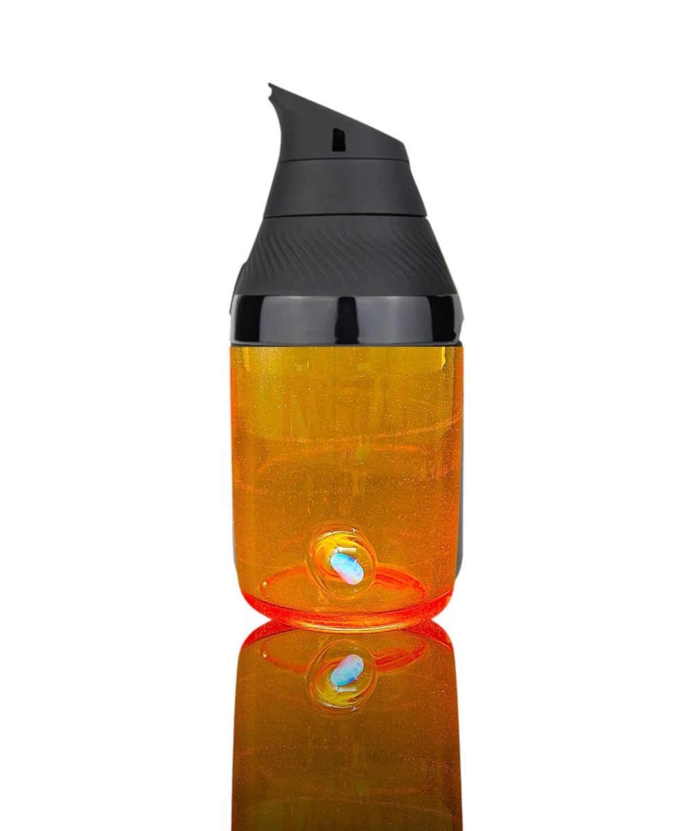 ORGANIK GLASS: ENCASED OPAL CUP PUFFCO PROXY CORE GLASS ATTACHMENT