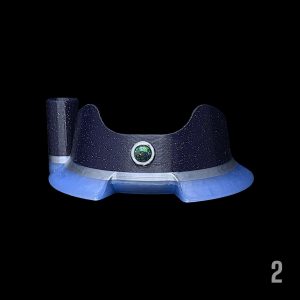 #2 - STORM X CROPAL WITH 6MM BLACK OPAL WITH HOT KNIFE