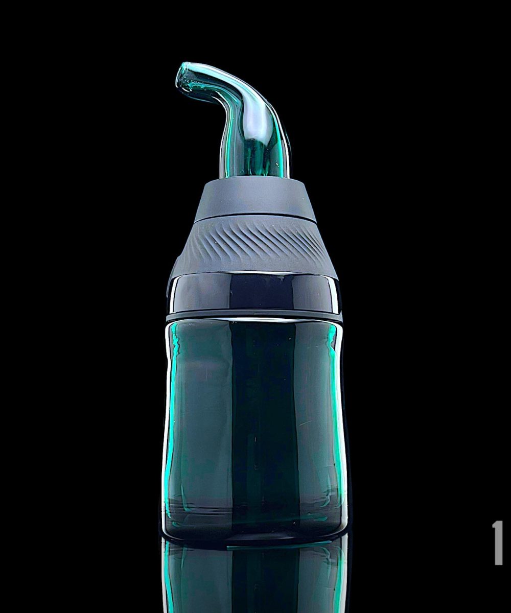 Alternative view of GLASS ART BY SHAGGY: FULL COLOR CUP AND MOUTHPIECE SET FOR PUFFCO PROXY CORE