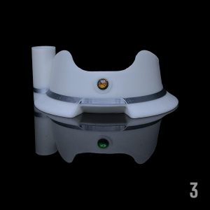 #3 - CLOUD WITH 6MM BLACK OPAL (WITH HOT KNIFE)