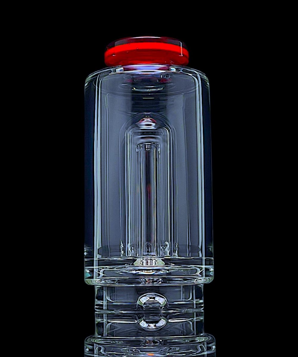 Alternative view of SPIDER GLASS: CLASSIC COLOR ACCENTED PUFFCO PEAK GLASS ATTACHMENT